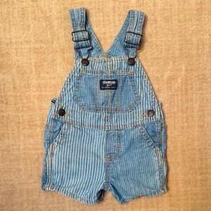 OshKosh B'gosh Striped Overalls | 6 months